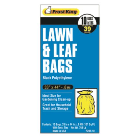 Frost King CB3250 Boxed Heavy Duty Contractor Clean, 32 x 50 x 3 mil, 20  Bags, Black