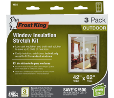 Frost King EZ86 Film Shrink Window Patio Kit