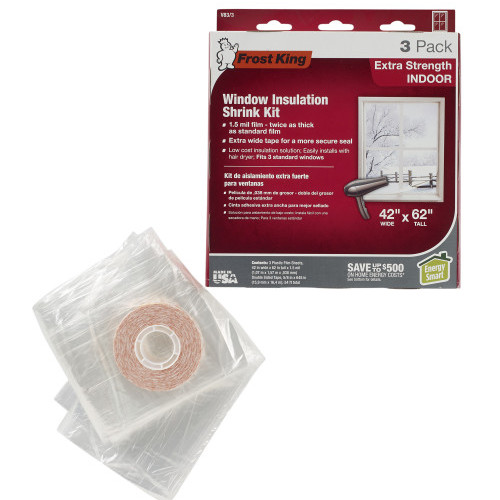 Frost King Outdoor Window Film Insulation Kit, 42 x 62 In