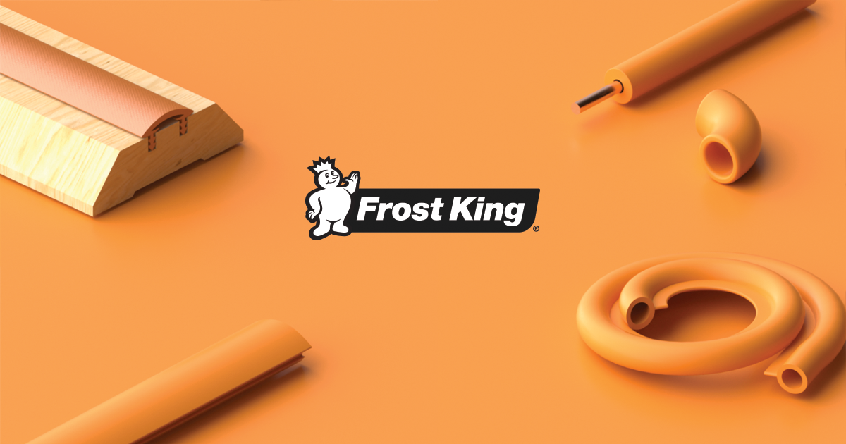Frost King Pre-Slit Fiberglass Pipe Insulation Self Sealing 1/2 x 1.25  F13XAD - Case of 12